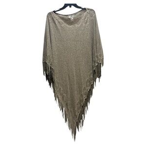 Studio Taupe Fringe Wrap